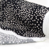 Tecido Viscose Italiana Micro Poá Nude e Preto