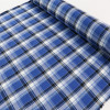 Tecido Flanela Mista Xadrez Preto, Branco e Azul