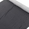 Tecido Viscose Risca de Giz Branco e Preto