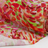 Tecido Viscose Italiana Poá Abstrato Colorido