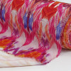 Tecido Viscose Italiana Multi Chevron Colorido
