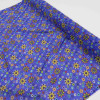 Tecido Crepe Chiffon Mandalas e Flores Azul