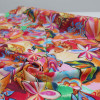 Tecido Viscose Italiana Floral Cores da Estação