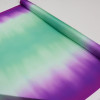 Tecido Crepe Silk Italiano Degradê Roxo e Verde