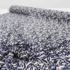 Tecido Viscose Fina Italiana Listras em Lurex