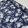 Tecido Viscose Hortênsias Branco e Azul