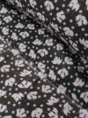 Tecido Cambraia de Viscose Micro Floral Preto