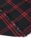 Tecido Flanela Mista Xadrez Duplo Vermelho e Preto