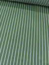 Tecido Viscose Mista Grossa Maquinetada Listras Verde Menta