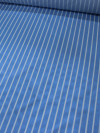 Tecido Tricoline Mista Azul Claro e Branco 