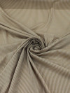 Tecido Viscose Mista Maquinetada Micro Listras Nude