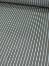 Tecido Viscose Mista Grossa Maquinetada Listras Bege