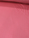 Tecido Viscose Mista Maquinetada Micro Listras Tons de Rosa