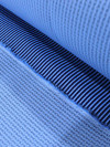 Tecido Tricoline Mista Maquinetada Azul Marinho e Azul
