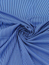 Tecido Tricoline Mista Maquinetada Azul Marinho e Azul