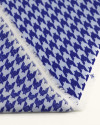 Tecido Viscose Micro Pied Poule Azul