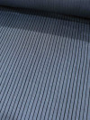 Tecido Viscose Mista Listras e Micro Trama Cinza e Preto
