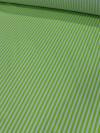 Tecido Viscose Mista com Elastano Listras Verde e Branco