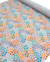 Tecido Viscose Premium Animal Print Laranja, Azul e Rosa