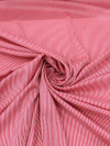 Tecido Viscose Mista Casca de Arvore Micro Listras Pink e Rosa