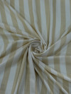Tecido Viscose Listras Nude e Branco