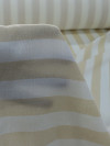 Tecido Viscose Listras Nude e Branco
