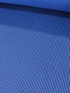 Tecido Viscose Mista Micro Listras Tons de Azul