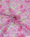 Tecido Crepe Chiffon Cashmere Abstrato Rosa Bebê (0.5m)