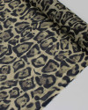 Tecido Linho Puro Italiano Animal Print Clássico