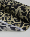 Tecido Linho Puro Italiano Animal Print Clássico