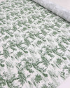 Tecido Viscose Premium Toile de Jouy Verde e Offwhite