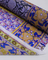 Tecido Cambraia de Algodão Italiano Multi Estampas em Recortes Colorido