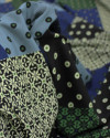 Tecido Viscose Italiano Multi Estampas em Recortes Coloridas
