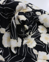 Tecido Viscose Macro Portulaca Creme e Preto (2.7m)