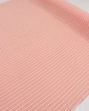 Tecido Crepe Koshibo Listrado Offwhite e Salmão