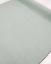 Tecido Linho Misto Risca de Giz Offwhite e Verde Menta