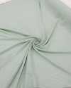 Tecido Linho Misto Risca de Giz Offwhite e Verde Menta