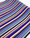 Tecido Crepe Bubble Listrado Amarelo e Azul