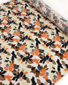Tecido Viscose Pintura Floral Tons de Outono