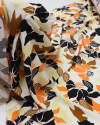 Tecido Viscose Pintura Floral Tons de Outono