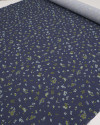 Tecido Viscose Premium Liberty Ciano e Azul Ardósia