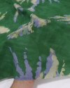 Tecido Crepe Chiffon Italiano Samambaias em Negativo e Verde