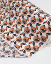Tecido Viscose Estampa Tucanos e Offwhite
