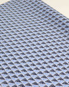 Tecido Viscose Estampa Retrô Azul