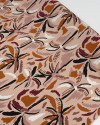 Tecido Viscose Coqueiros em Aquarela Terracota e Nude
