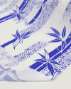Tecido Viscose Bambuzal Azul e Branco
