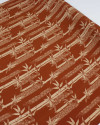 Tecido Viscose Bambuzal Bege e Terracota