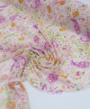 Tecido Crepe Chiffon Cashmere Tons Pastéis