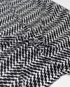 Tecido Viscose Italiano Irregular Preto e Branco