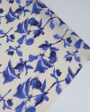 Tecido Viscose Fina Italiano Tie Dye Azul e Creme 